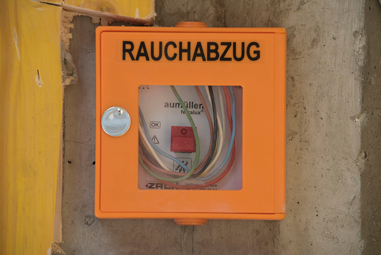 Rauchwärme­abzug bei Kops Elektrotechnik in Augsburg